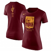 Women Cleveland Cavaliers Nike 2018 NBA Finals Bound City DNA Cotton Performance T Shirt Red,baseball caps,new era cap wholesale,wholesale hats